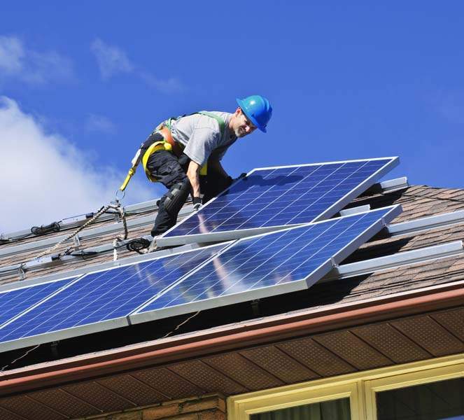 Installation de panneaux photovoltaïques, Beauchamp